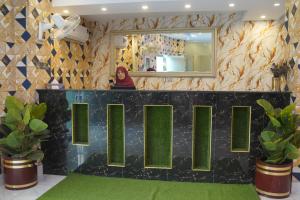 Ο χώρος του λόμπι ή της ρεσεψιόν στο Grand Pearl Hotel