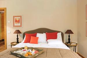 Katil atau katil-katil dalam bilik di B&B il Sambuco