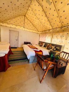 Χώρος καθιστικού στο Hostel city views