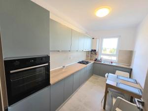 Kuchyň nebo kuchyňský kout v ubytování Luxury Apartaments in Maurer Residence by Milan-Târgu Mureș