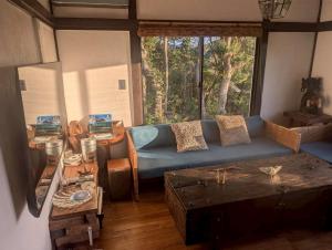 Χώρος καθιστικού στο Noble Savage