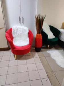 Гостиная зона в Sunset Inn