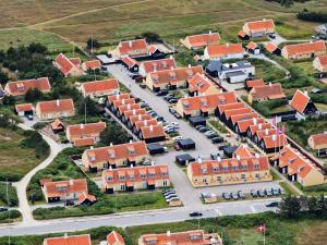 an aerial view of a small town with orange roofs at 6 person holiday home in Skagen in Skagen +19 photos