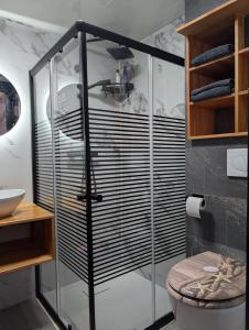 Koupelna v ubytování Het Zwanenest