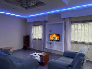 Χώρος καθιστικού στο Brixton BnB