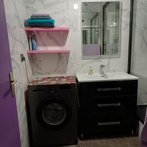 Koupelna v ubytování Apparemment entier Jardin Terrasse Netflix