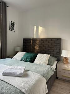 Ένα ή περισσότερα κρεβάτια σε δωμάτιο στο Apartments Albi