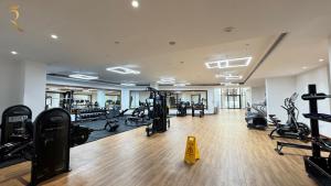 Phòng/tiện nghi tập thể dục tại Stylish 1BR with Private Balcony Saadiyat Stay