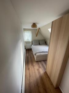 Ένα ή περισσότερα κρεβάτια σε δωμάτιο στο Apartmán Josefská