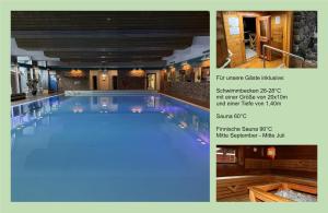 Hồ bơi trong/gần Waldtraum Schwimmbad Sauna Kinderbett wandern