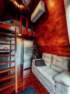 Kuchyň nebo kuchyňský kout v ubytování Chalé mirante do Sol + 28 fotografií