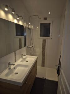 Koupelna v ubytování Maison sur le bassin d'Arcachon