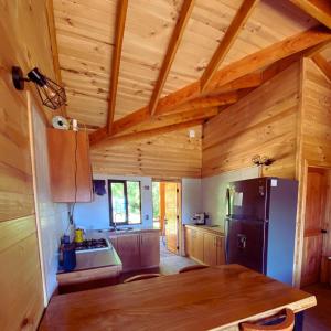 Kuchyň nebo kuchyňský kout v ubytování Casa Pullinque en Panguipulli