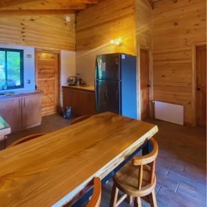 Kuchyň nebo kuchyňský kout v ubytování Casa Pullinque en Panguipulli