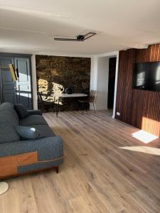 Et opholdsområde på Studio dans maison typique du cap Corse