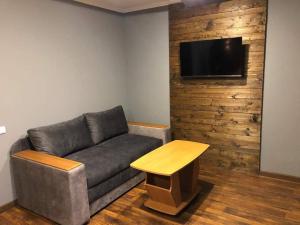 TV a/nebo společenská místnost v ubytování Sauna Cheremosh