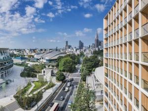 a view of a city from a building at Mitsui Garden Hotel Jingugaien Tokyo Premier in Tokyo +52 photos