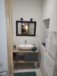 Koupelna v ubytování Le cocon particulier