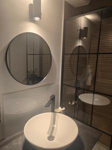 Koupelna v ubytování Apartman Stepa K3