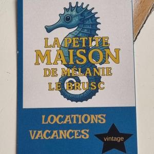 Certifikát, hodnocení, plakát nebo jiný dokument vystavený v ubytování La Petite Maison De Melanie 30m mer