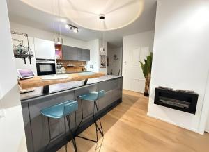 Η κουζίνα ή μικρή κουζίνα στο Premium Stay Essen near Messe