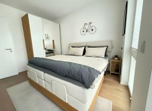 Postel nebo postele na pokoji v ubytování Premium Stay Essen near Messe