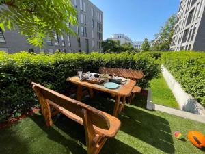 Κήπος έξω από το Premium Stay Essen near Messe