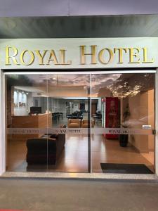 a display window of a royal hotel at Royal Hotel in Dourados
