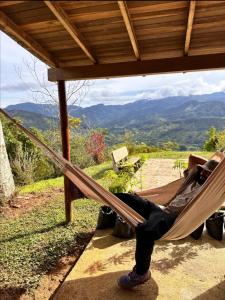 Γενική θέα στο βουνό ή θέα στο βουνό από  αυτό το hostel