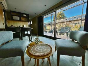 Posezení v ubytování Complejo de contenedores boutique en Mar del Plata