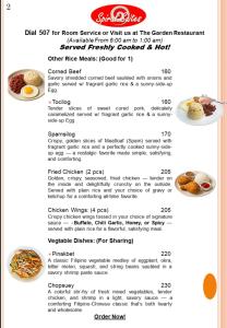 Jídlo v hotelu nebo okolí + 15 fotografií