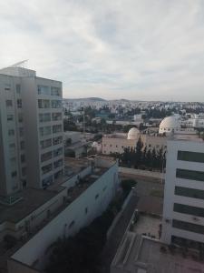 突尼斯Jasmin appart的享有城市美景。