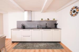 Η κουζίνα ή μικρή κουζίνα στο Aosta Holiday Apartments - Croix-de-Ville +16 φωτογραφίες