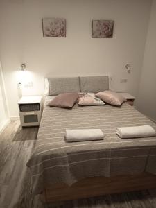 En eller flere senge i et værelse på vivienda Casa Blanca-Santa Bárbara