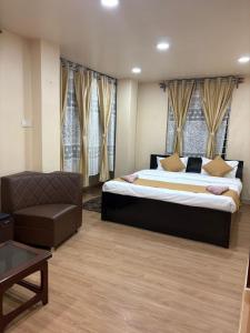 Postel nebo postele na pokoji v ubytování The urban rest