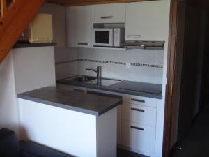 Kuchyň nebo kuchyňský kout v ubytování Chalet Gabriel