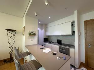 Kuchyň nebo kuchyňský kout v ubytování Queen BW