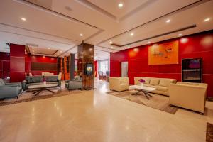 Posezení v ubytování Premium Hotel Ulaanbaatar