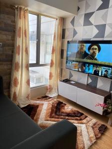 Χώρος καθιστικού στο 1 Bedroom Condo at Lahug IT Park Cebu City