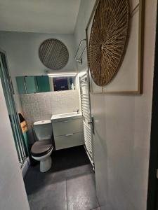 Koupelna v ubytování Studio sud 5 personnes superdevoluy pied des pistes