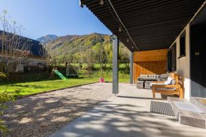 Nespecifikovaný výhled na hory nebo výhled na hory při pohledu z apartmánu