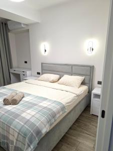 Postel nebo postele na pokoji v ubytování Транзит Сервис 4 Аэропорт- Кишинёв