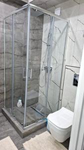 Koupelna v ubytování Транзит Сервис 4 Аэропорт- Кишинёв