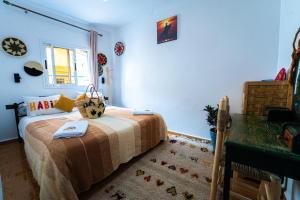 Postel nebo postele na pokoji v ubytování Mabidi Surf Taghazout