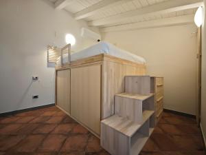 Postel nebo postele na pokoji v ubytování Airport-Fiera New Apt with terrace Bergamo Stay