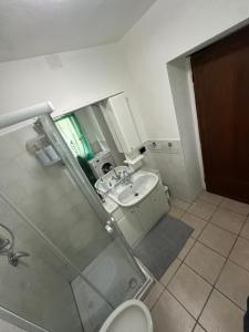 Koupelna v ubytování NidoPorcari