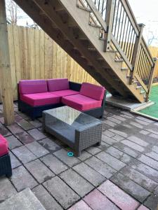 En balkon eller terrasse på Kickback and relax