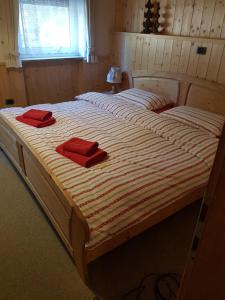 Ένα ή περισσότερα κρεβάτια σε δωμάτιο στο Casa dolce casa