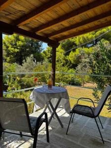 Balkón nebo terasa v ubytování Voula Studio