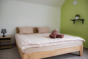 Postel nebo postele na pokoji v ubytování Penzion Seidl